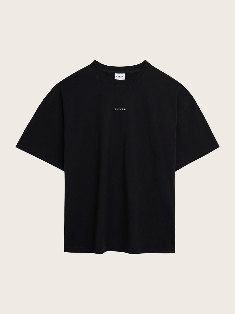 T-shirt schwarz mit logo SYSTR dancewear